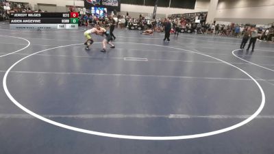 126 lbs Cons. Rd Of 64 - Jeredy Nilges, Kansas City Training Center vs Aiden Angevine, Hill Country Wildcats Wrestling Club