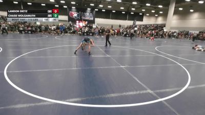 113 lbs Cons. Sub-rd Of 32 - Landon Dietz, Cowboy Wrestling Club vs Chase Wolgamuth, Alpha Wrestling Club
