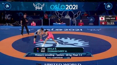 68 kg Final 1-2 - Rin Miyaji, Japan vs Meerim Zhumanazarova, Kyrgyzstan