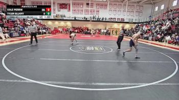 113 lbs Semifinals (8 Team) - Cole Perrin, Delaware Military Academy vs Tyler Elliott, Indian River H S