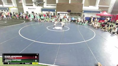 54 lbs Quarters & Wb (16 Team) - Joshua Martinez, Idaho 2 vs Ryker Henderson, Team Wyoming