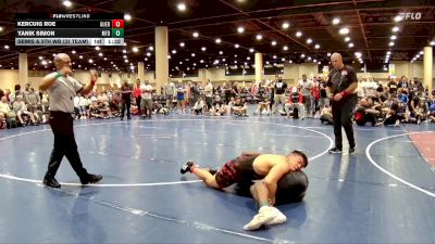175 lbs Semis & 5th Wb (32 Team) - Kercuig Roe, Guerilla WC vs Yanik Simon, Morris Fitness Dynasty