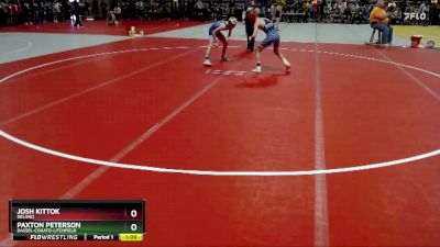 110 lbs Cons. Round 2 - Josh Kittok, Delano vs Paxton Peterson, Dassel-Cokato-Litchfield