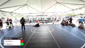 109 lbs Quarterfinal - Xavier Escamilla, Cali Warriors vs Rikki Villasenor, Silverback WC