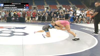 115 lbs Champ. Rd Of 128 - Lauren Watson, Iowa vs Gabriella Gelnett, New York
