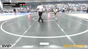 37 lbs Round Of 16 - Thomas Castaneda, El Paso Texas Wrestling Club vs Calvin McCoy, Sanderson Wrestling Academy