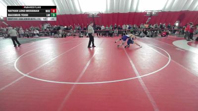 USA Junior Boys - 175 lbs Cons. Round 2 - Nathan Lenz-Messman, Wisconsin vs Maximus Todd, LaCrosse Area Wrestlers