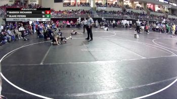 59 lbs Champ. Round 1 - Blake Peters, GI Grapplers vs Maddox Richards, Palmer