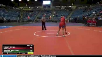 132 lbs Semifinal - Sandra Arellano, Wichita-North vs Hailey Ramos, Dodge City