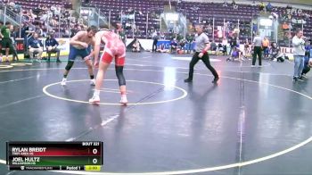 190 lbs Quarterfinal - Rylan Breidt, Troy Area Hs vs Joel Hultz, Williamson Hs