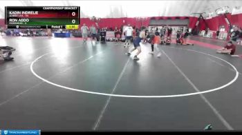 195 lbs Semis & 1st Wb (8 Team) - Kadin Indrelie, Albert Lea vs Ron Addo, Moorhead