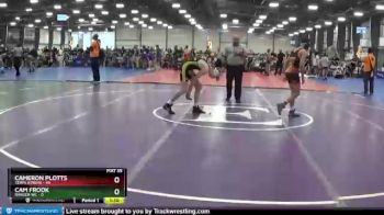 130 lbs Round 3 (6 Team) - Cameron Plotts, Terps Xtreme vs Cam Frook, Ranger WC