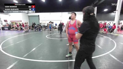 225 lbs Cash Mannon, Oklahoma Blue vs Alijah Elefante, Rhode Island Blue