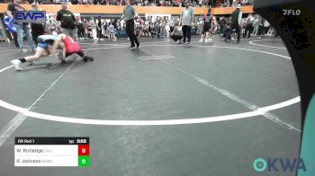 76 lbs Rr Rnd 1 - Weston Rutledge, Carl Albert vs Ryker Johnson, Division Bell Wrestling