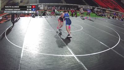 130 lbs Kaelyn Alleman, Utah 3 HS Girls vs Kaydence Gortat, Utah 1 HS Girls