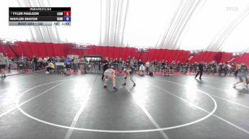 132 lbs Quarterfinal - Tyler Paulson, La Crosse Area Wrestlers vs Waylon Deaton, Victory School Of Wrestling