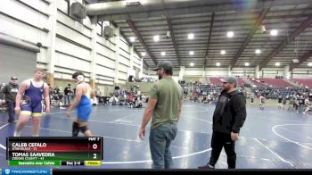 130 lbs Finals (2 Team) - Josh Garica, Utah Green vs Kellen Cousineau, Black Fox Wrestling
