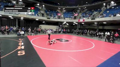 120 lbs Cons. Round 3 - Benjamin Rashman, Edwardsville vs Brayden Sroka, Zion-Benton