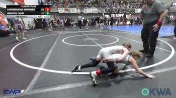 62 lbs Rr Rnd 2 - Camberleigh Hausner, Sperry Wrestling Club vs Graycie Card, Tulsa Blue T Panthers