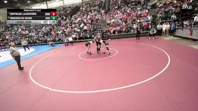 3A 115 lbs Cons. Semi - Brooklyn Ross, South Summit vs Brynlee Lauritzen, Canyon View