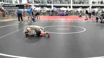 60 lbs Consi Of 16 #2 - Jayse Desroche, Empire WC (NH) vs Marlow Laskowski, Refinery WC