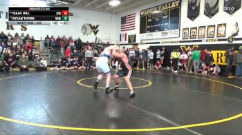285 lbs Cons. Round 2 - Isaac Hill, Springville vs Dylan Thorn, North Butler-Clarksville