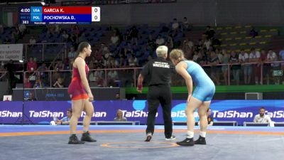 73 kg Repechage #2 - Kaiulani Garcia, United States vs Dominika Pochowska, Poland