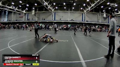 84 lbs Round 6 (10 Team) - Colton Barrett, FLOW vs Jameson Wachter, NOVA WC