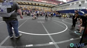 88 lbs Rr Rnd 3 - Laura Topaum, Midwest City Bombers Youth Wrestling Club vs Michael Rodgers, Newcastle Youth Wrestling