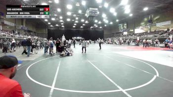 89 lbs Consi Of 4 - Leo Ascherl, Scottsbluff WC vs Brandon Bin Vigil, Steel City Reloaded WC