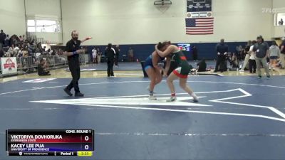 170 lbs Cons. Round 1 - Viktoriya Dovhoruka, Evergreen State vs Kacey Lee Pua, University Of Providence