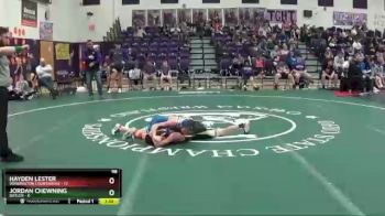 98 lbs Round 2 (6 Team) - Jordan Chewning, Butler vs Hayden Lester, Washington Courthouse