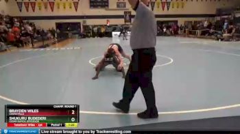 126 lbs Champ. Round 1 - Brayden Wiles, Cedar Falls vs Shukuru Budederi, Cedar Rapids Jefferson