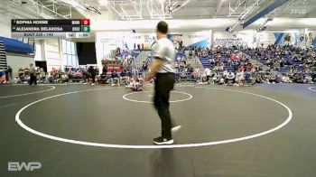 140 lbs Semifinal - Sophia Hoeme, Manhattan vs Alejandra Delarosa, Dodge City