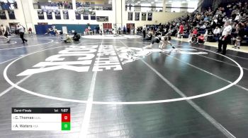 172 lbs Semifinal - Carson Thomas, Cincinnati LaSalle vs Adam Waters, Faith Christian Academy