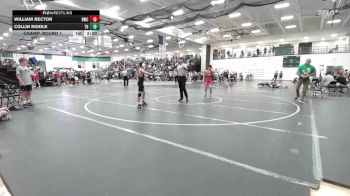 106 lbs Champ. Round 1 - William Rector, Bobcat Wrestling Club vs Collin Riddle, The Hideout