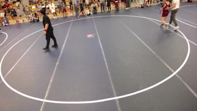 80 lbs 5th Place Match - Tyler Swanson, Scott West Panthers vs Cael Buttell, Wrestling Brotherhood