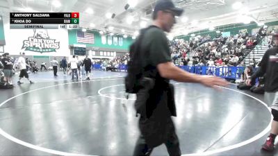 132 lbs Semifinal - Anthony Saldana, Paloma Valley vs Khoa Do, Diamond Bar