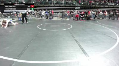 144 lbs 5th Place - Paul Spitzer, Yale Street vs Joseph Riccio, Cranford