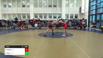 174 lbs Quarterfinal - Rocco Welsh, Ohio State vs Simon Ruiz, Unrostered-Spartan Combat RTC