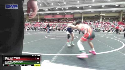 61 lbs Quarterfinal - Gabriel Mercado, Duran Elite vs Graham Willis, Victory