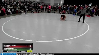 110 lbs Cons. Round 3 - Serineh Crane, California vs Sarah Perez, Arizona Girls Wrestling