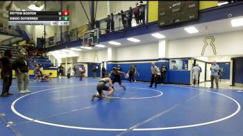 126 lbs Quarterfinal - Peyton BOSTON, Van Buren vs Diego Gutierrez, Edison Eagles