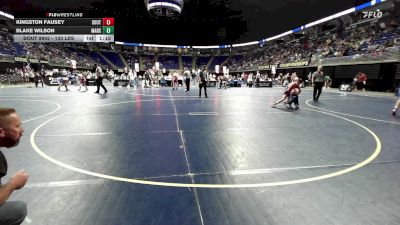 120 lbs Consy 4 - Kingston Fausey, Southern Columbia vs Blake Wilson, Mars