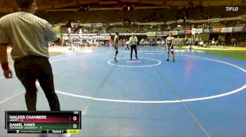 133 lbs Semis & Wb (16 Team) - Walker Chambers, Liberty vs Daniel Haws, Centenary University