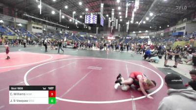 122 lbs Rr Rnd 1 - Carter Williams, Nebraska Boyz vs Jacob Sanchez-Vasquez, Steel City Reloaded