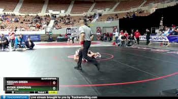 D1-138 lbs Quarterfinal - Keegan Green, Liberty vs Ryder Kinneman, Desert Vista