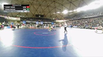 Boys 4A 150 lbs Champ. Round 1 - Ethan Hayles, Kentridge vs Tommy Weiss, Glacier Peak
