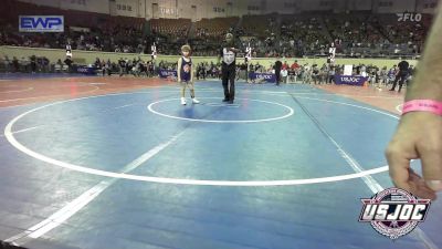 Round Of 16 - Elan Garrison, Coweta Tiger Wrestling vs Oak Wright, Team Tulsa Wrestling Club