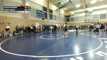 140lbs Cons. Round 2 - Alissa Avalos, Sageview (Girls) vs Aliviah Ketzbeau, Kalama (Girls)